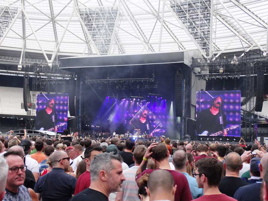 Foo Fighters played two nights at the former London Olympics venue (photo: Mark Cunningham)