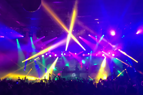 The lightshow featured 20 Chauvet Professional Maverick MK Pyxis fixtures