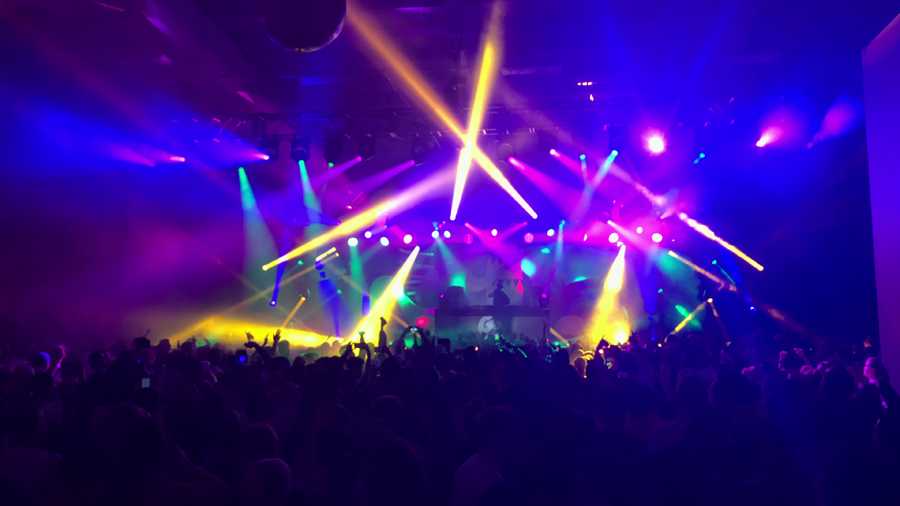 The lightshow featured 20 Chauvet Professional Maverick MK Pyxis fixtures