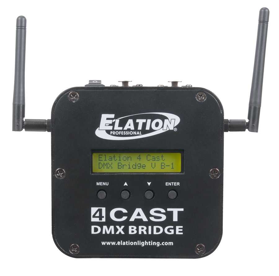 To use the eCast app, users need to purchase the Elation 4Cast DMX Bridge