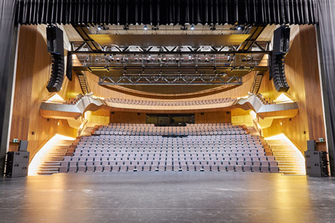 The main performance space is the 680-seat Ivo Maupertuis Theatre