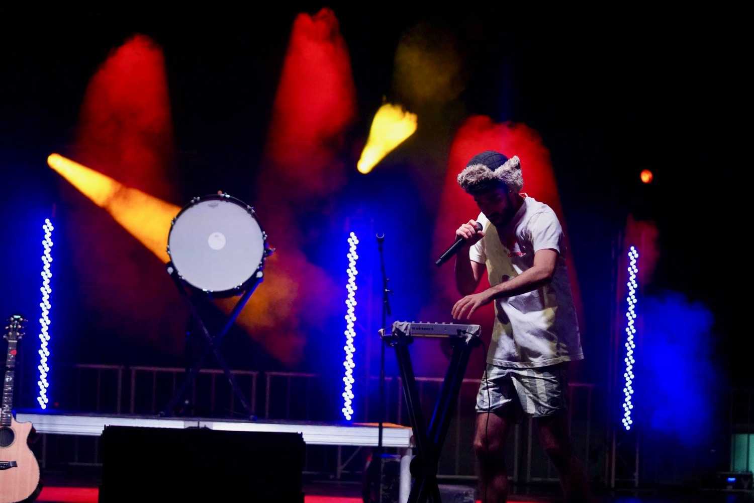 The county fair’s main stage hosted a mix of performers