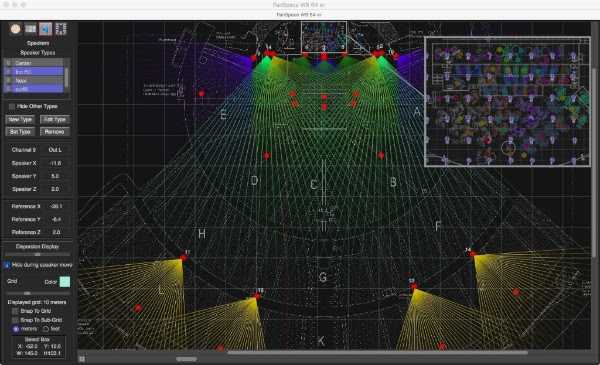 TiMax StageSpace spatial rendering at Waldbuehne arena, Berlin