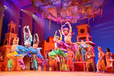 The company is well-known for showcasing productions such as <i>Aladdin</i>