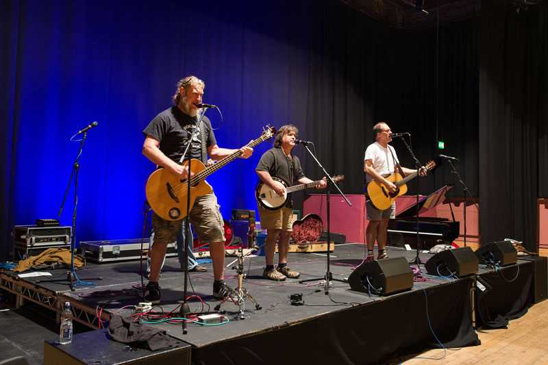 The stage at the Square Chapel Arts Centre