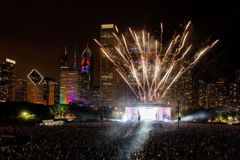 Lollapalooza’s 2018 Chicago festival drew more than 100,000 fans to Grant Park each day