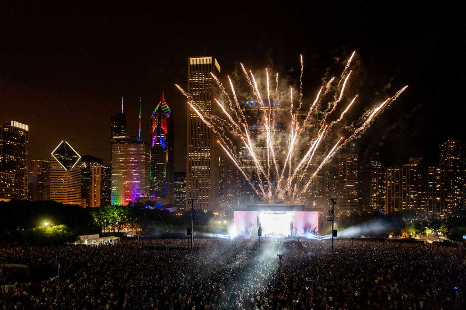 Lollapalooza’s 2018 Chicago festival drew more than 100,000 fans to Grant Park each day