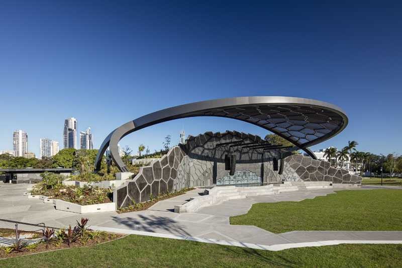 HOTA unveiled its new $37.5m outdoor amphitheatre earlier this year