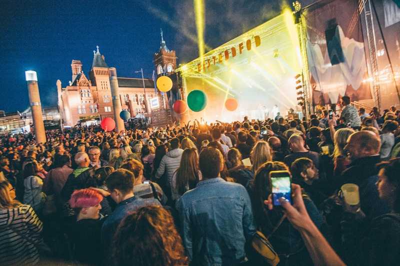 The focal point of the outdoor events was the Llwyfan Y Maes main stage