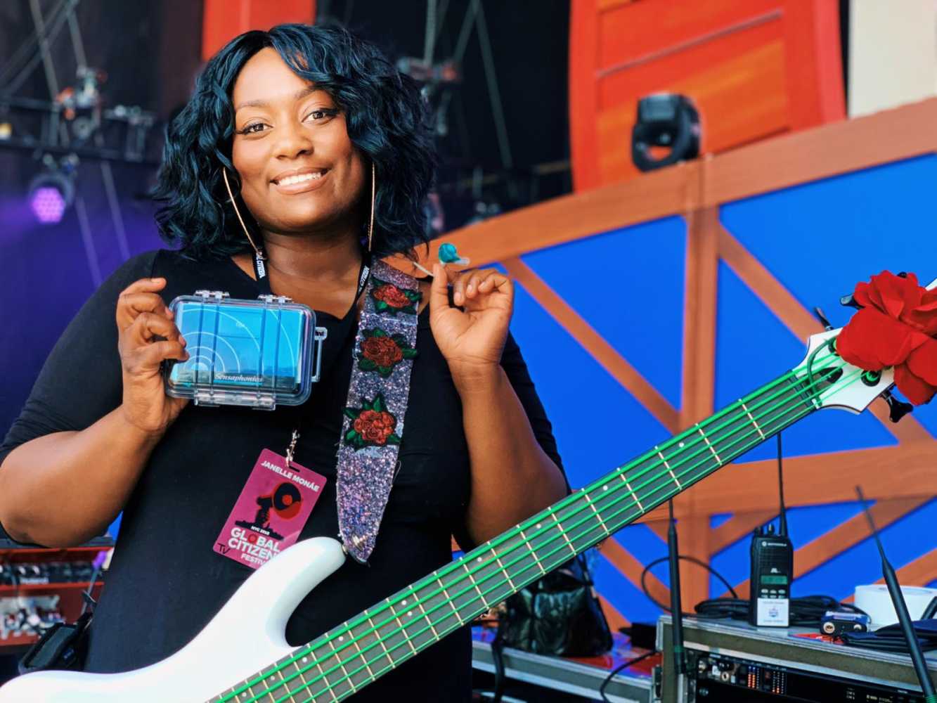 Téja, the bassist for Janelle Monae