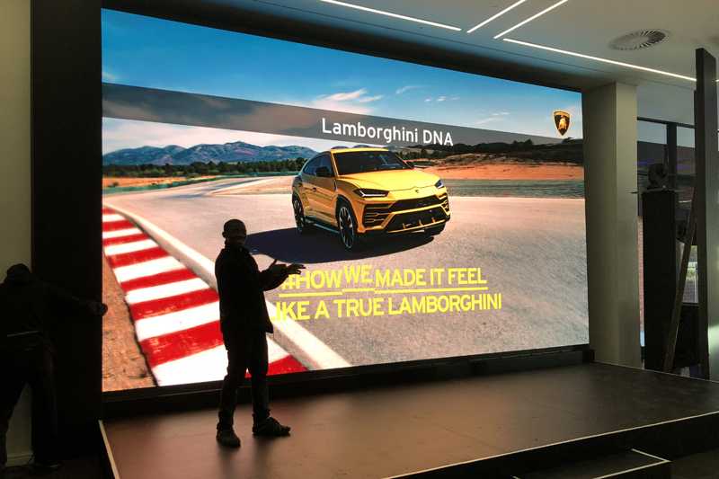 The Lamborghini Urus launch