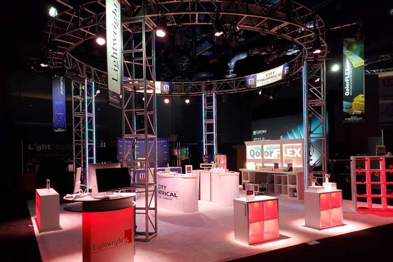 The City Theatrical booth at LDI 2018