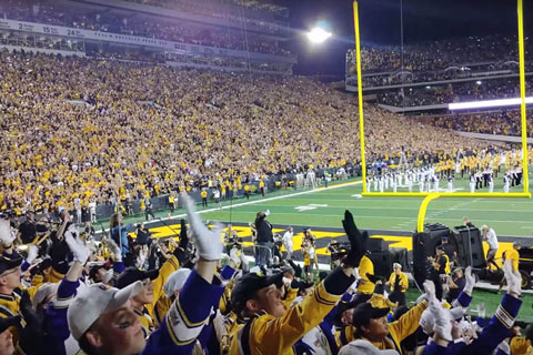 The Kinnick Wave has become an annual tradition