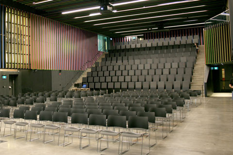 The newly constructed Principal Hall is designed to serve as a multi-dimensional public platform