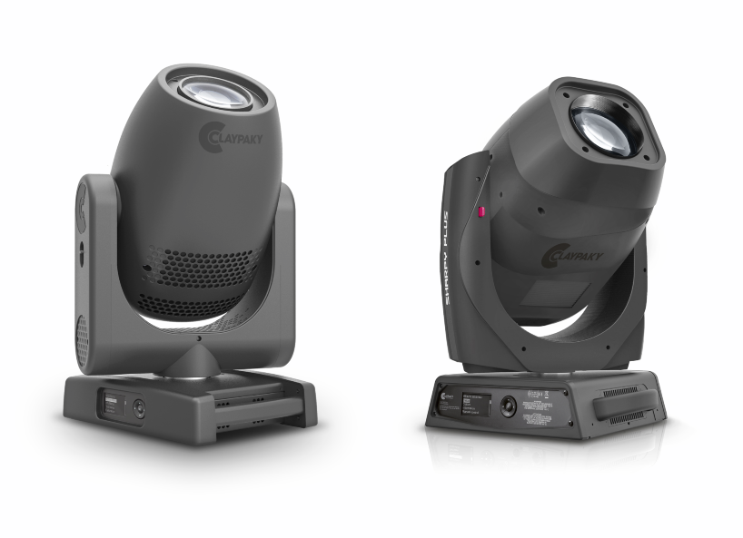 L-R: Claypaky launched the Axcor Spot 400 and the Sharpy Plus