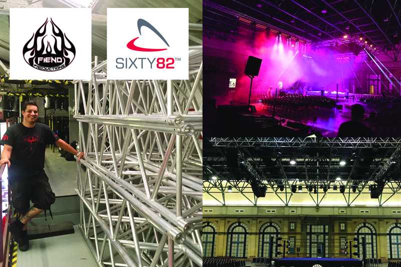 The system was used for shows at Alexandra Palace and SSE Arena Wembley