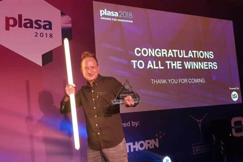 The Titan Tube won a PLASA Gold Award for Innovation at this year’s show