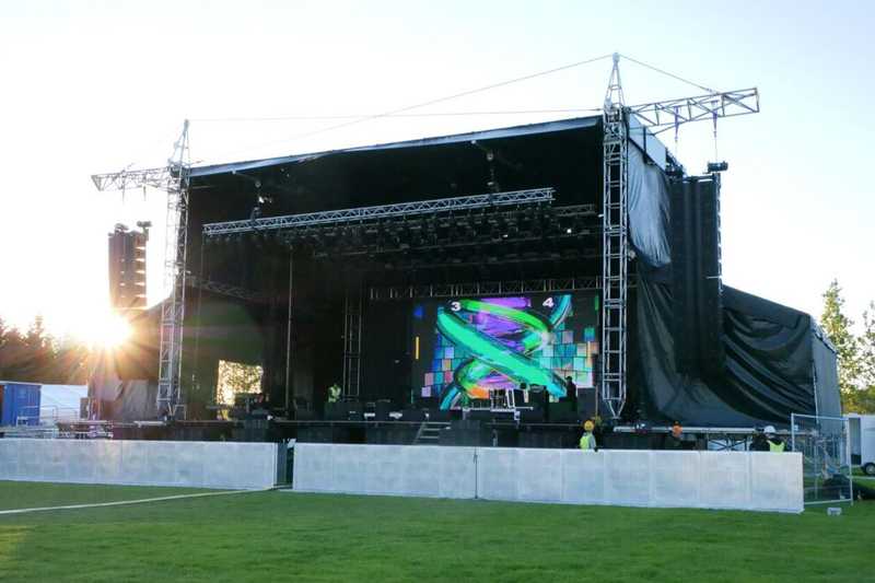 Festival organisers hired HljóðX to provide sound and lighting systems for all five venues