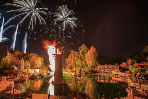 Fireworks over Windsor (photo: Griff Hewis)