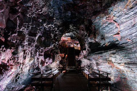 Lava Tunnel is a spectacular lava tube tunnel (photo: Petur Thor Ragnarsson)
