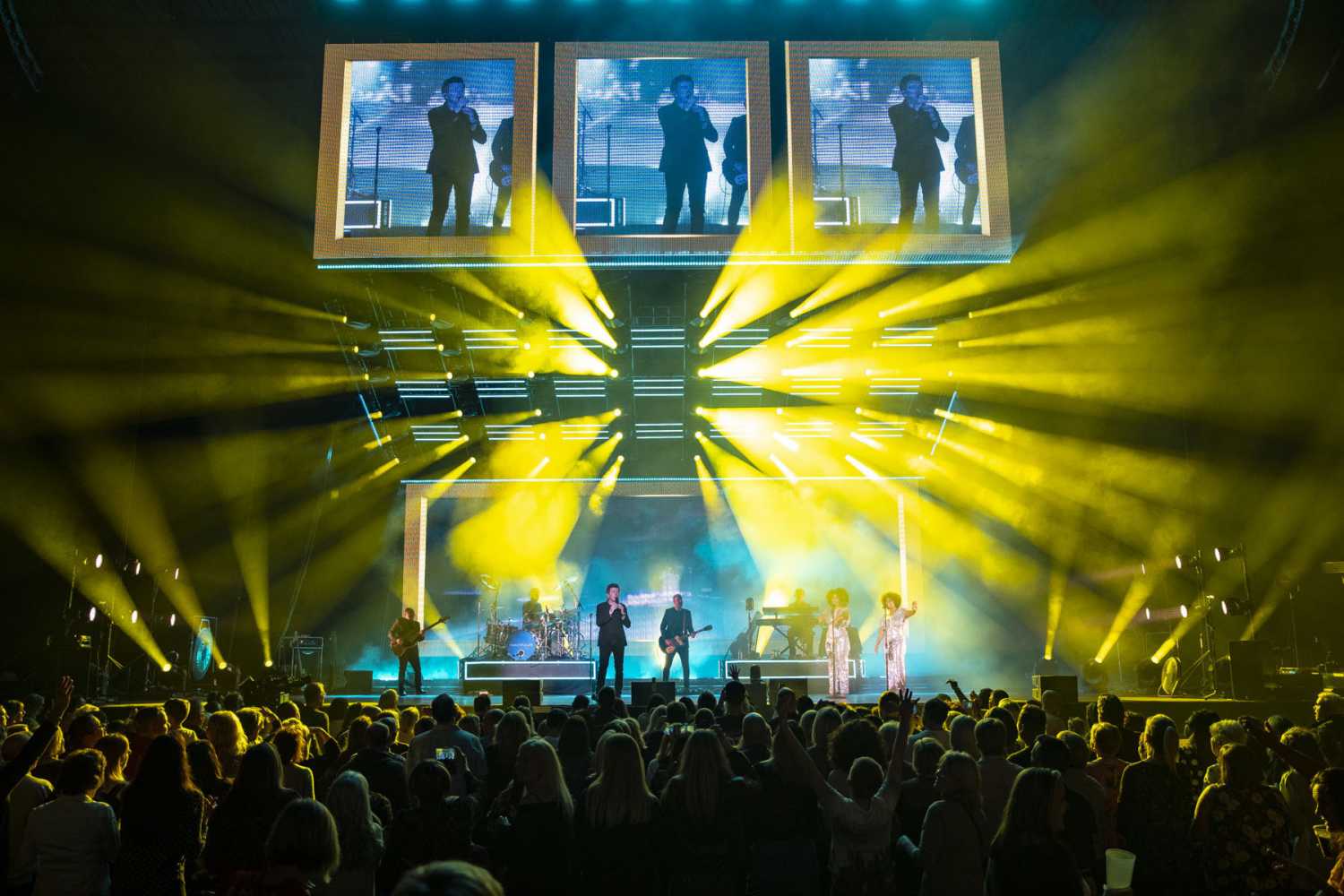 Rick Astley delivered an action-packed show (photo: Louise Stickland)