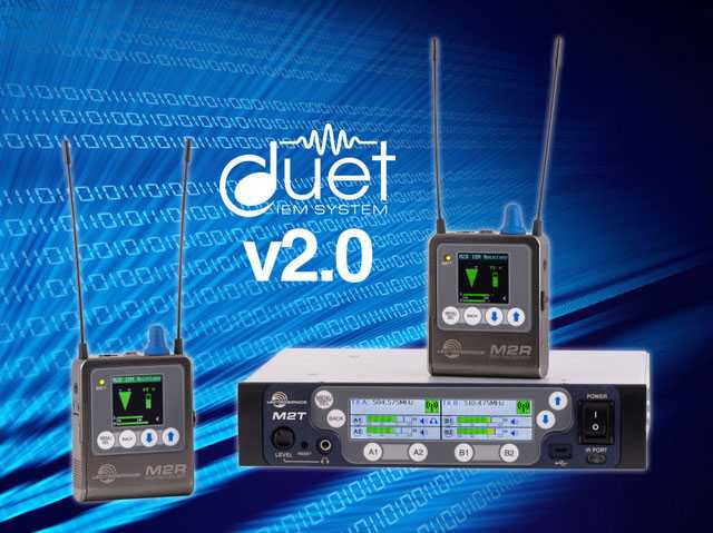 The Duet firmware V2.0 is available for download from the Lectrosonics website