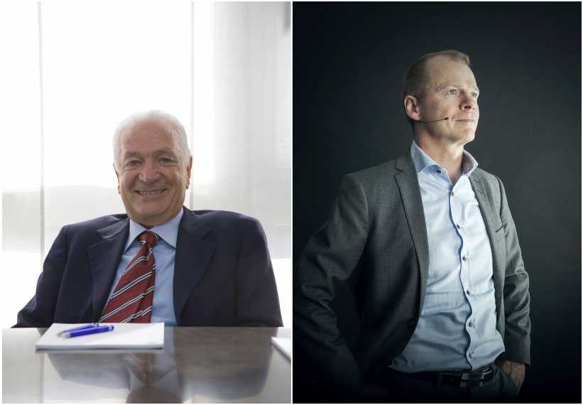 Arturo Vicari, CEO of RCF Group, and Kalle Hvidt Nielsen, CEO of DPA