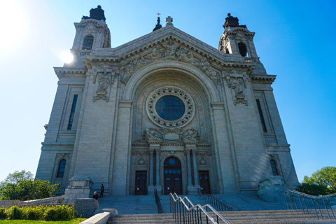 Minnesota's massive Cathedral of St. Paul is one of the country's largest churches