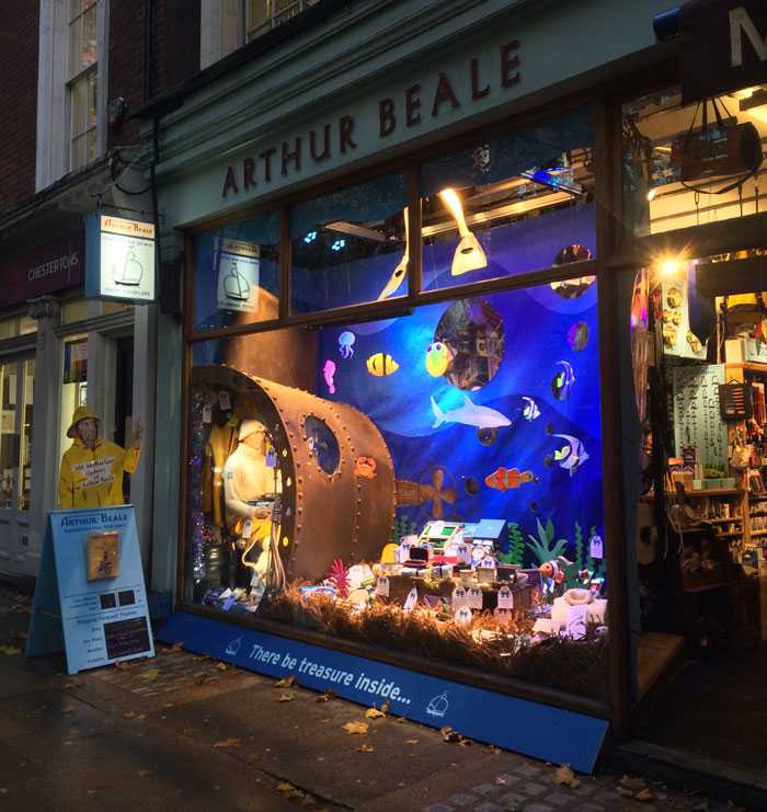 The Arthur Beale store on Shaftesbury Avenue