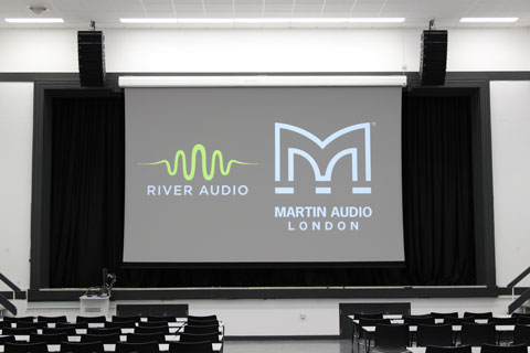 River Audio installed the new system in the main hall