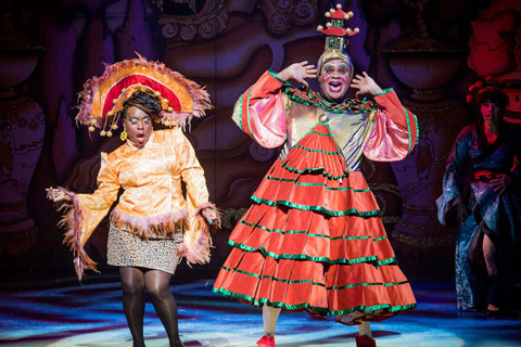 Aladdin at the Hackney Empire is lit by David Howe (photo: Robert Workman)