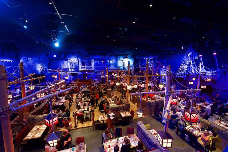 The new themed restaurant evokes alluring images of pirate life