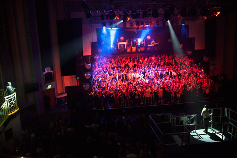 A 500-strong London choir hosted three consecutive Speakeasy nights at Troxy