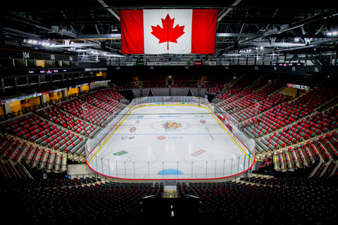 New Brunswick’s new Avenir Centre arena (photo: Nick Gaines)