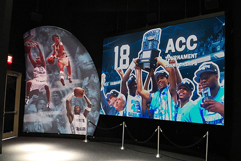 he Carolina Basketball Museum reopened its doors for the start of the 2017-18 season