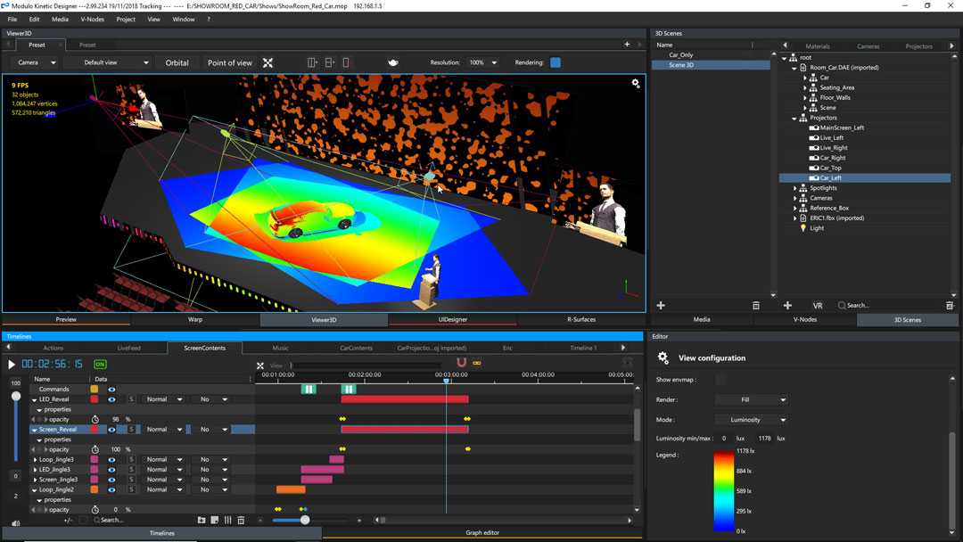 Modulo Kinetic is a fully integrated real-time media server solution