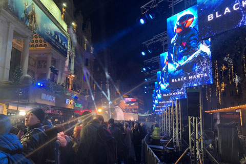 Chauvet's IP65-rated PVP panels were ideal for the rainy weather