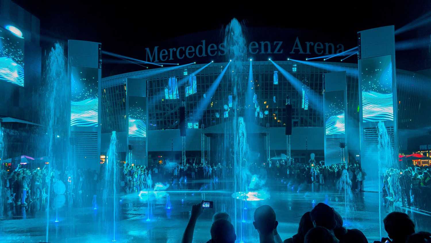 Mercedes-Platz in Berlin opened with a multi-media show (photo: TSE AG)