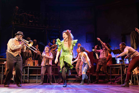 Hadestown is now playing in repertoire at the Olivier