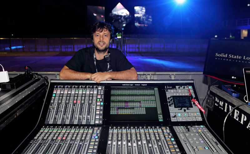 Dan Carvalho  was at FOH for Brazilian super-group, Tribalistas