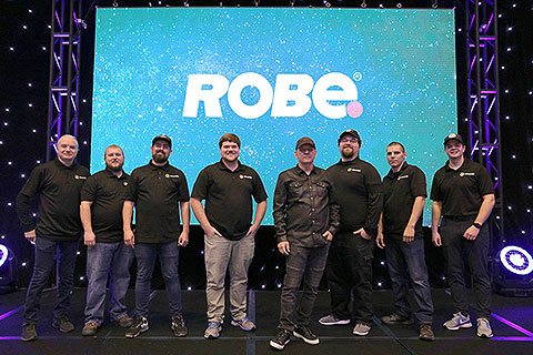 The TMELED team - left to right : Lee Russell, Barry Dyer, Josh Rosas, Taylor Hobart, Randy Cline, Jordan Simmons, David Bond and Curran Yarano
