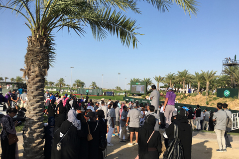The event took place at the Royal Greens golf course in King Abdullah Economic City