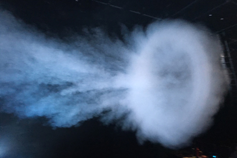 Artem's Torus ‘smoke vortex cannon’ created donut shaped smoke rings