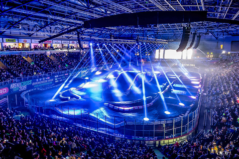 HSL supplied lighting, video and rigging for the event (photo: Arena Sports Live)
