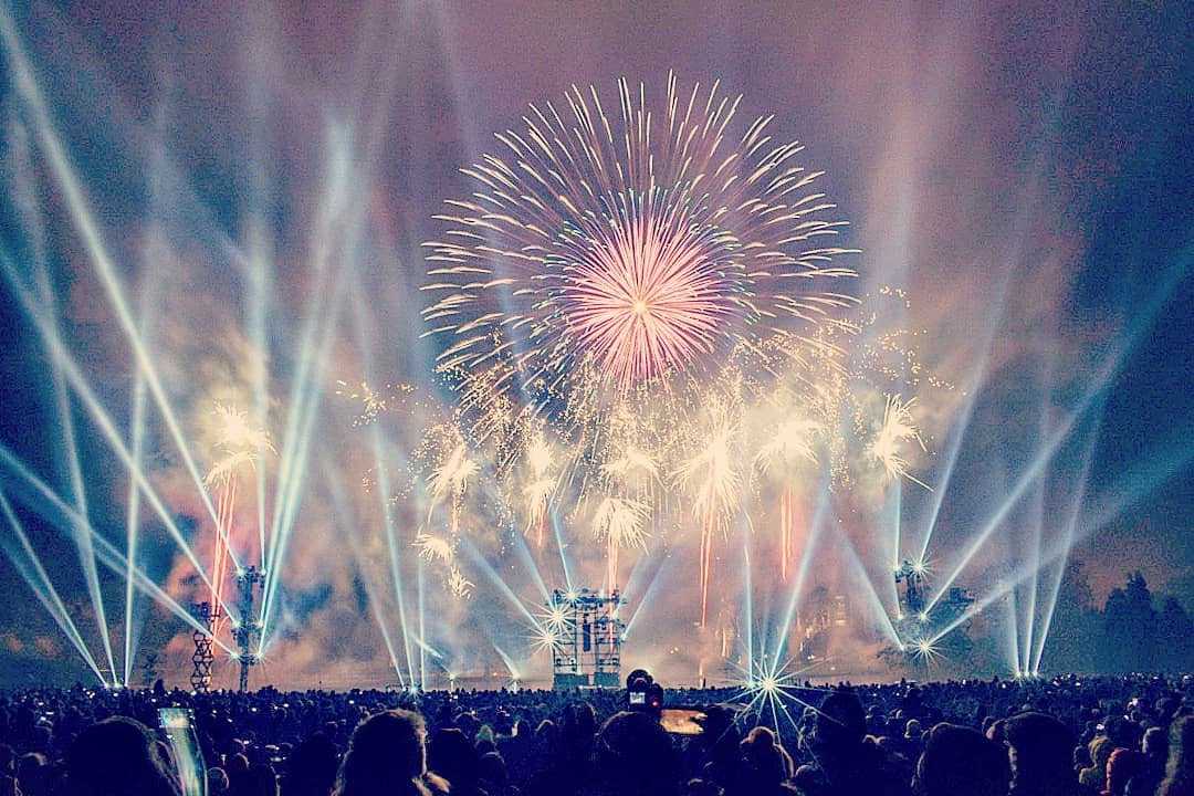 Pyrotechnics at Alton Towers