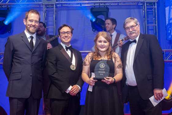 Emma Beadle was named SLL Young Lighter of the Year at the Lux Awards 2018