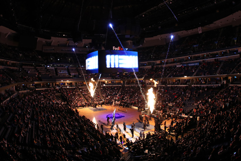 FedExForum - home to the NBA’s Memphis Grizzlies