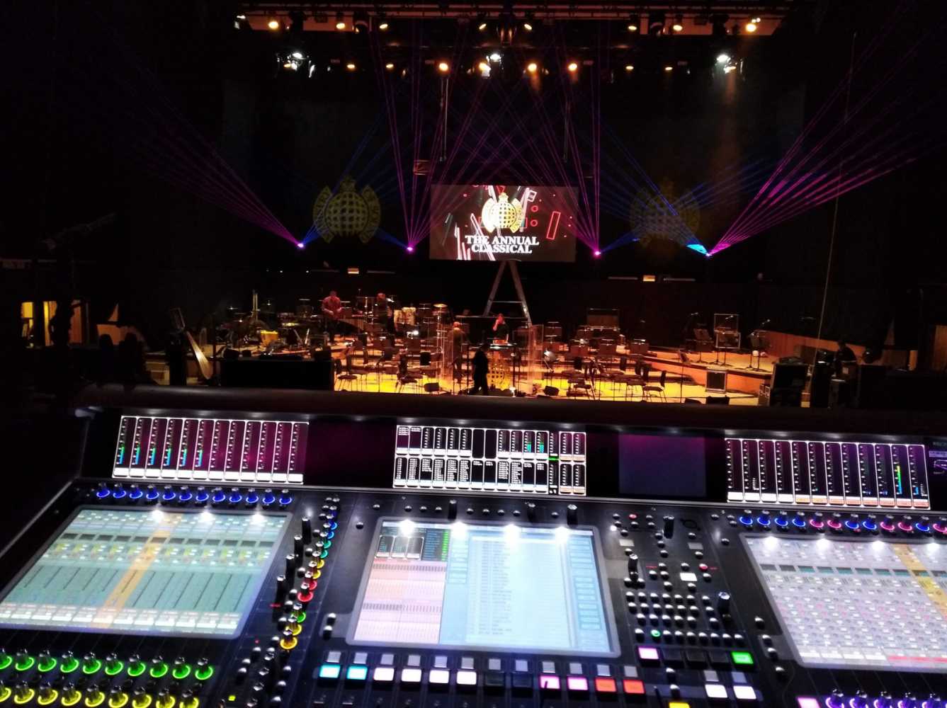 The live shows were mixed on a DiGiCo SD7