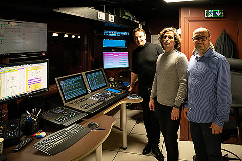 The Eos consoles were chosen by Jacques Giovanangeli and his team
