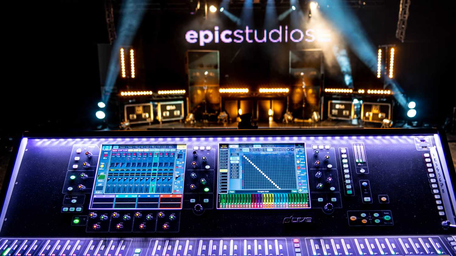 Epic Studios has installed dLive and SQ mixing systems